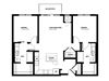Lucent-Floor Plan Lucent Floor Plan (2 beds, 2 baths, 1005-1044 sq.ft, rent $2,070-$2,110/month)