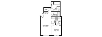 Heritage Place Apartments 55+ Community in Rogers, MN 1 Bedroom 1 Bathroom