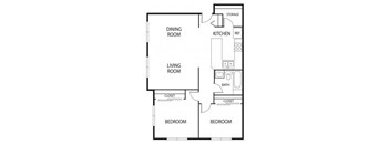 Hidden Valley Apartments in Savage, MN 2 Bedroom 1 Bathroom Apartment