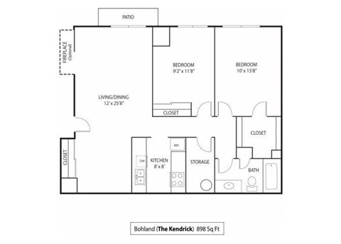 The Kendrick Apartments For Rent in St. Paul, MN 2 Bedroom 1 Bath