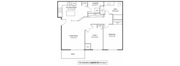 The Kendrick Apartments For Rent in St. Paul, MN 1 Bedroom 1 Bath Plus Den