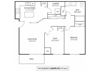 The Kendrick Sante Fe Floor Plan The Kendrick Apartments For Rent in St. Paul, MN 1 Bedroom 1 Bath Plus Den