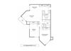 MacLaren Hill Elliot Floor Plan MacLaren Hill Apartments in St. Paul, MN 2 Bedroom 1 Bathroom Apartment