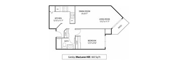 MacLaren Hill Apartments in St. Paul, MN 1 Bedroom 1 Bathroom Apartment