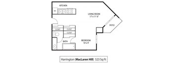 MacLaren Hill Apartments in St. Paul, MN Studio Apartment