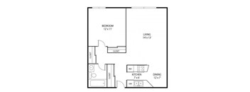 Minnehaha Manor Apartments in Oakdale, MN 1 Bedroom 1 Bathroom