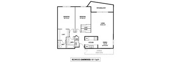 Oakwood Apartments in Plymouth, MN 2 Bedroom 1.5 Bath
