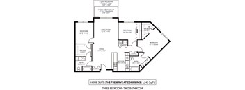 The Preserve at Commerce Apartments in Rogers, MN 3 Bedroom 2 Bath