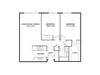 Silver Ridge Silver Floor Plan Silver Ridge Apartments in Maplewood, MN 2 Bedroom 1 Bath