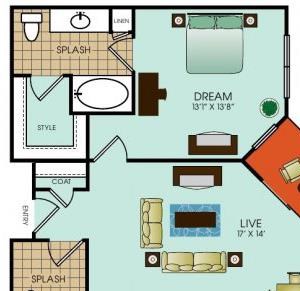 2 bedroom apartments in Richardson Texas 2 bedroom 2.5 bath apartment with dining area, private patio and 1298 square feet