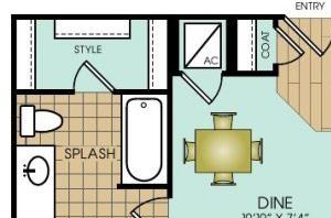 2 bedroom apartments in Richardson Texas 2 bedroom 2 bath apartment with dining area and 1007 square feet