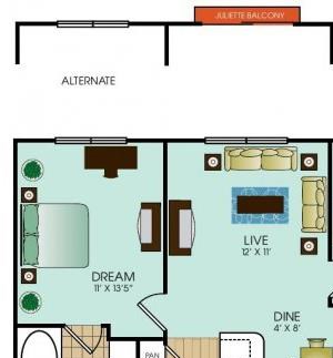 2 bedroom apartments in Richardson Texas 2 bedroom 2 bath apartment with dining area, optional juliette balcony and 1021 square feet