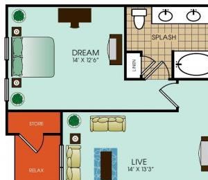 3 bedroom apartments in Richardson Texas 3 bedroom 2 bath apartment with dining area, private patio (study options instead of 3rd bedroom) and 1477 square feet