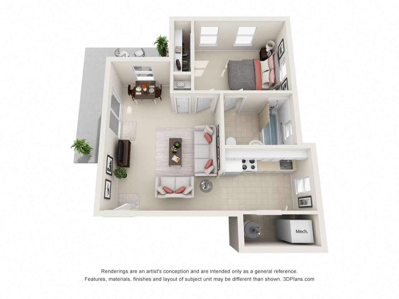 1 Bedroom