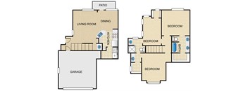 King George Floor Plan at The Windsor, Lakewood, 80227