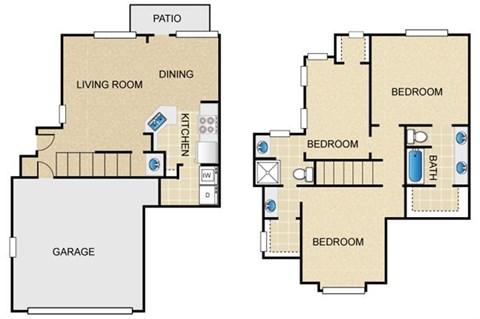 King George Floor Plan at The Windsor, Lakewood, 80227