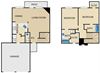 Prince William- 2 bedroom townhome with 2 car attached garage The Windsor Townhomes and Apartments - Floor Plans