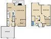 Princess Anne Townhome- 2 bedroom with 2 car attached garage The Windsor Townhomes and Apartments - Floor Plans