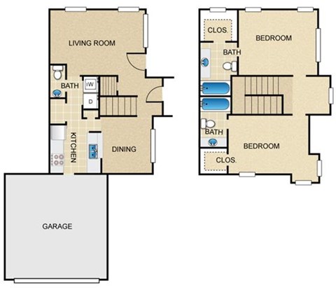 Queen Mary Floor Plan at The Windsor, Lakewood, CO