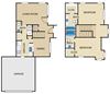 Queen Mary- 2 bedroom townhome with 2 car attached garage The Windsor Townhomes and Apartments - Floor Plans