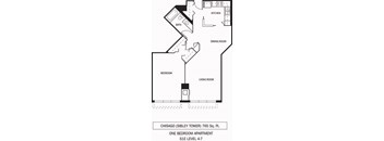 Galtier Towers Apartments in Lowertown, St. Paul, MN 1 Bedroom 1 Bath Apartment