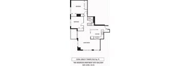 Galtier Towers Apartments in Lowertown, St. Paul, MN 1 Bedroom 1 Bath Apartment