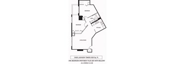 Galtier Towers Apartments in Lowertown, St. Paul, MN 1 Bedroom 1 Bath Apartment