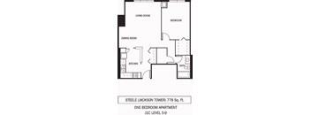 Galtier Towers Apartments in Lowertown, St. Paul, MN 1 Bedroom 1 Bath Apartment