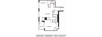 Galtier Towers Apartments in Lowertown, St. Paul, MN 1 Bedroom 1 Bath Apartment