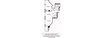 Galtier Towers Apartments in Lowertown, St. Paul, MN 1 Bedroom 1 Bath Apartment