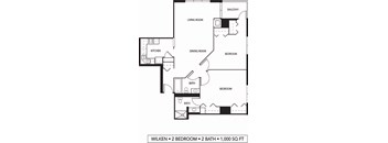 Galtier Towers Apartments in Lowertown, St. Paul, MN 2 Bedroom 2 Bath Apartment