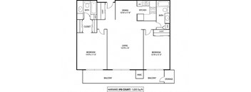 Harvard Floor Plan at Pebblebrook Court, Minnesota