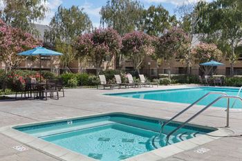 Hot Tub And Swimming Pool at The Seasons Apartments, California, 94583