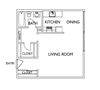 Terra Linda Manor San Rafael CA Studio Sq Ft 560