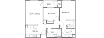 Burbank Senior Artists Colony Burbank, CA 2 A Floor Plan 867 SF