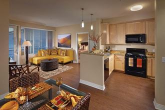 NOHO Senior Arts Colony North Hollywood, CA Model Kitchen, Living Room and Dining Room - Photo Gallery 2