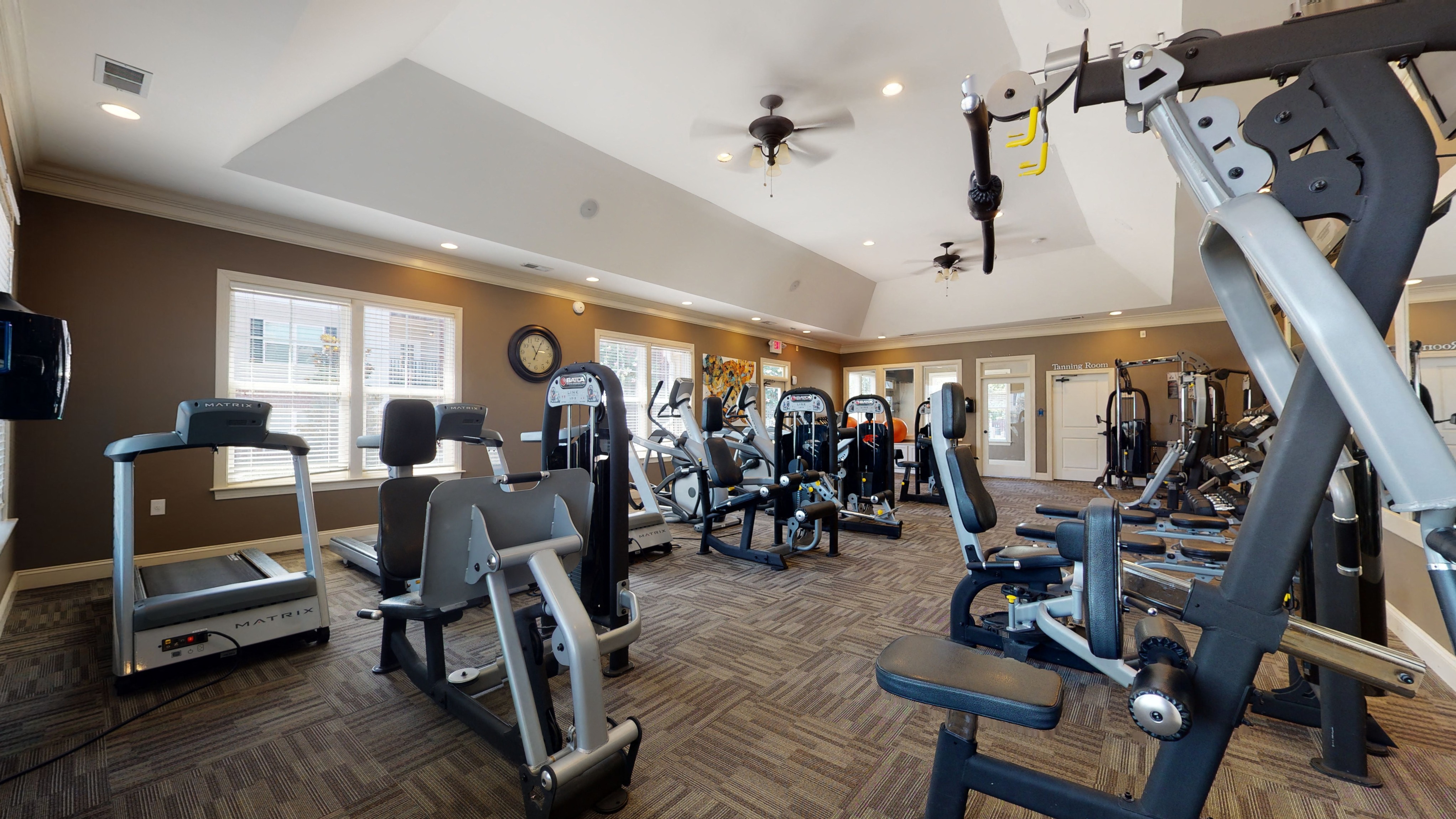 24-Hour Fitness Center at The Heritage at Arlington Apartment Homes, Greenville, NC, 27834