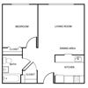 1 Bed 1 Bath