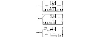 Unit C 3 Bedroom Townhome