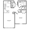 1 Bed 1 Bath - Senior
