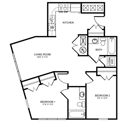 2632 Martin Luther King Jr. Avenue SE 1-3 Beds Apartment, Affordable for Rent - Photo Gallery 16
