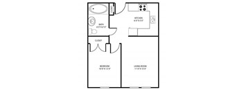 One Bedroom One Bath