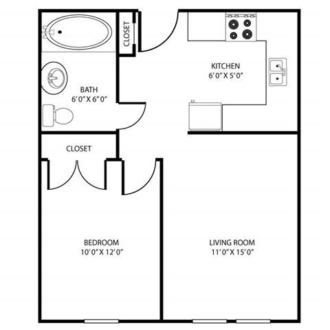 100 Summer Street 1 Bed Apartment, Affordable for Rent - Photo Gallery 19