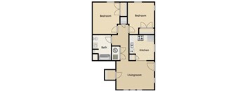 2 Bed 1 Bath