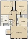 2 Bed 1 Bath