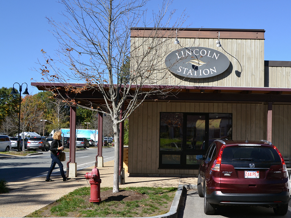 a car parked in front of a station restaurant
