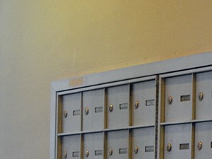 a large number of lockers in a room