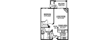 GT Virginian - 1 Bed, 1 Bath
