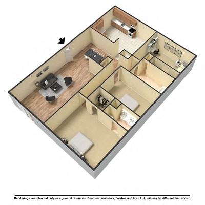 3 bedroom apartment 2000 sq ft