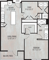 A5 Floorplan A5 Floorplan at Dwell at Legacy